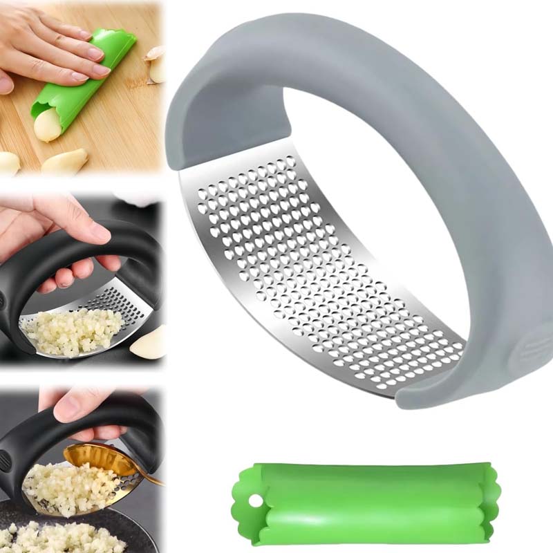 Stainless Steel Garlic Presser