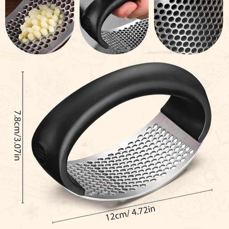 Stainless Steel Garlic Presser
